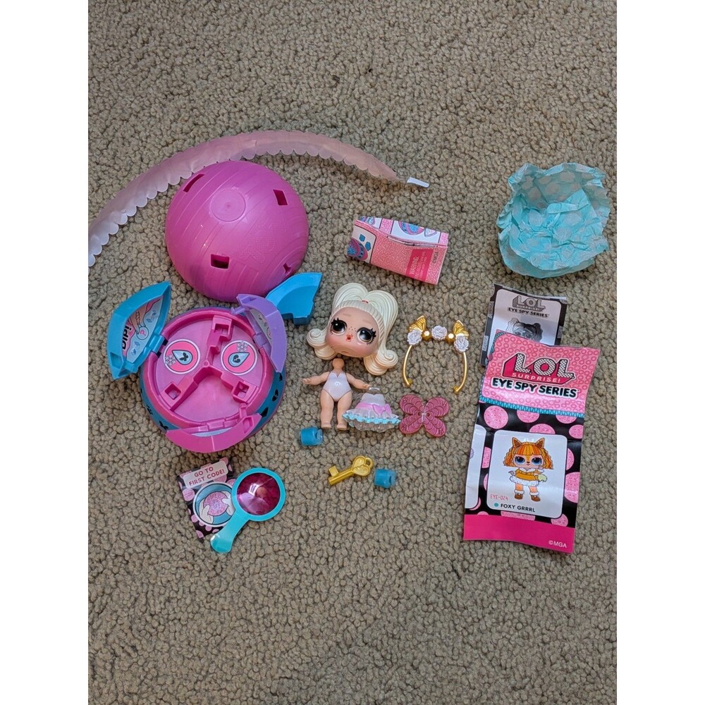 Open Box Repacked L.O.L. Surprise! Eye Spy Fairy Fae Doll & Outfit & Accessories